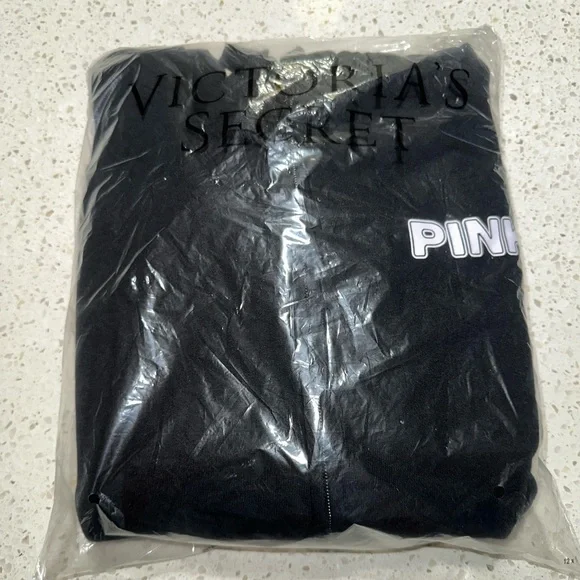 Vs Victorias Secret Pink Perfect Full Zip Hoodie Sweater Jacket Top Tropical M - Picture 7 of 7